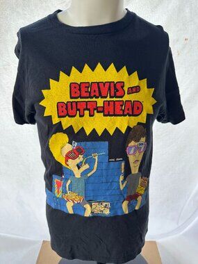 Beavis and Butt-Head Mike Judge 2023 I am the Great Cornholio Men's Black Shirt
